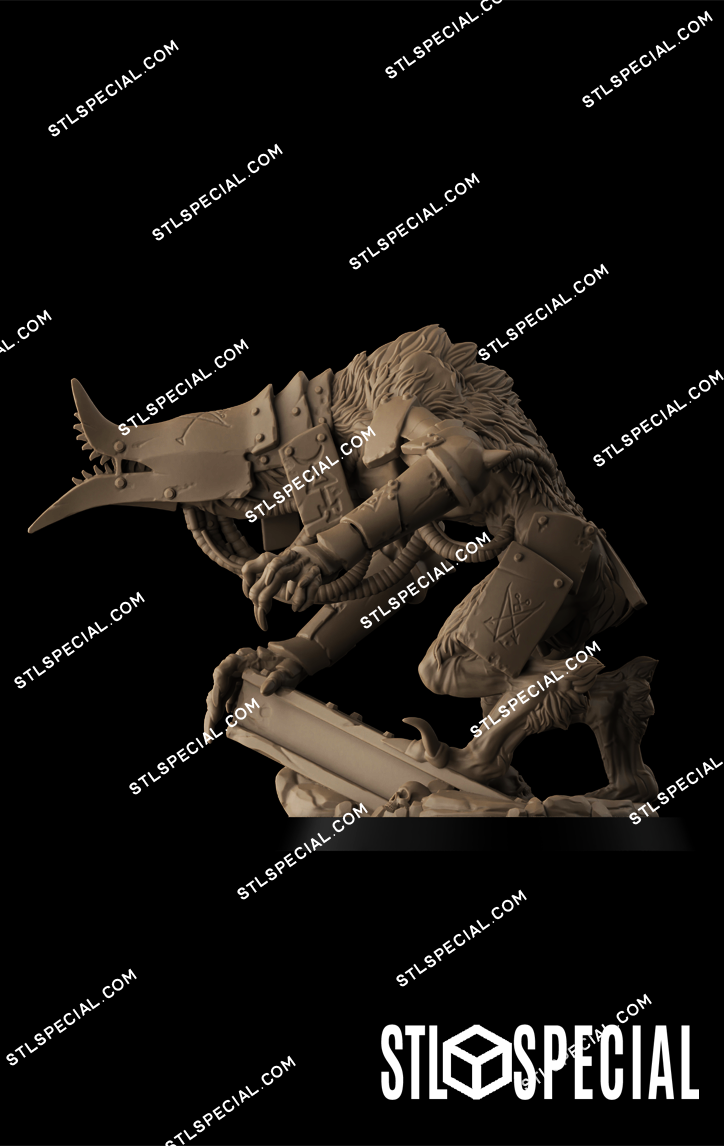 War Wolf Heretic Legion STL Model