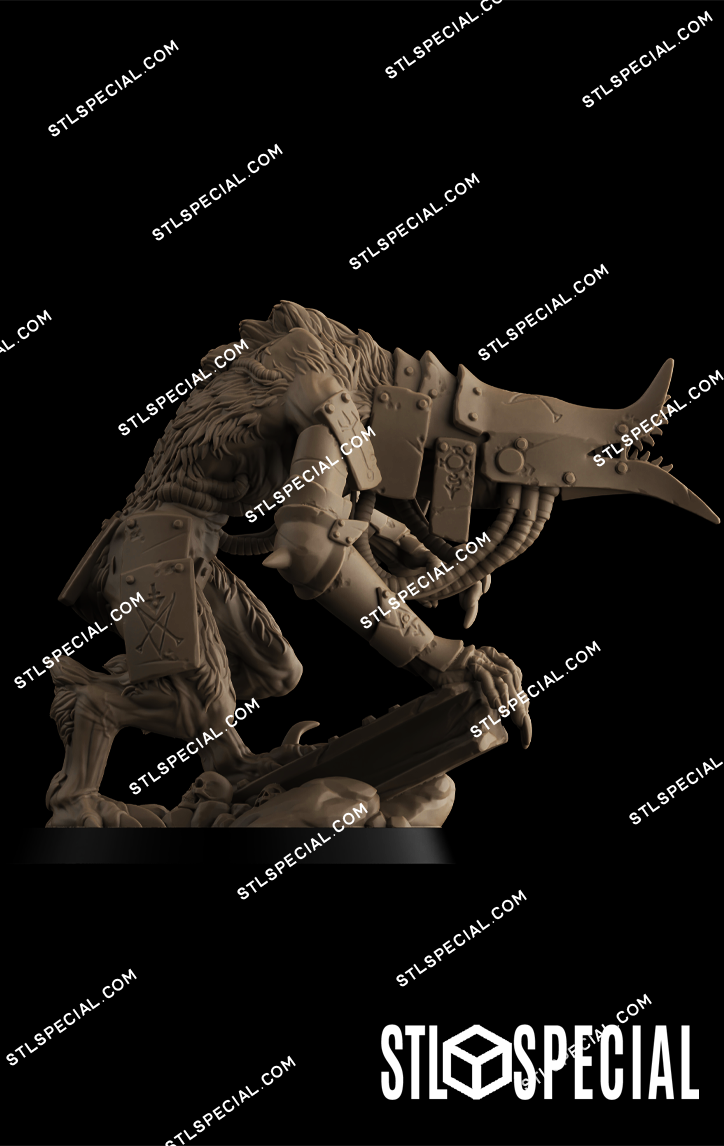 War Wolf Heretic Legion STL Model