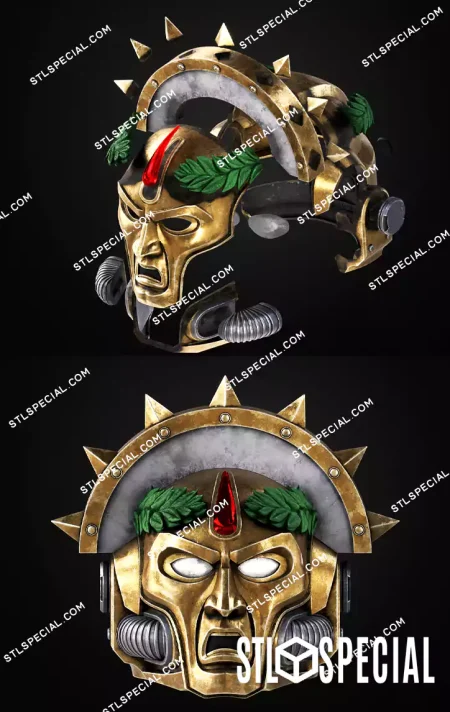 Warhammer Dante Helmet STL and 3MF