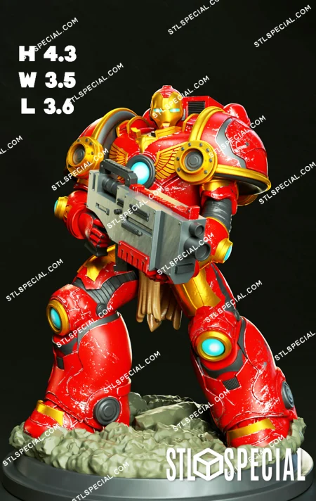 Warhammer Iron Man STL Special File 3D Model