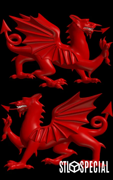 Welsh Dragon STL