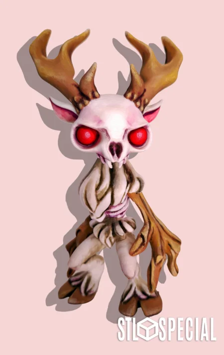 Wendigo Articulated Flexi Figure STL