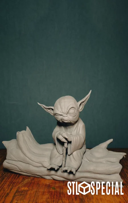 Yoda Star Wars 3D Print STL Files