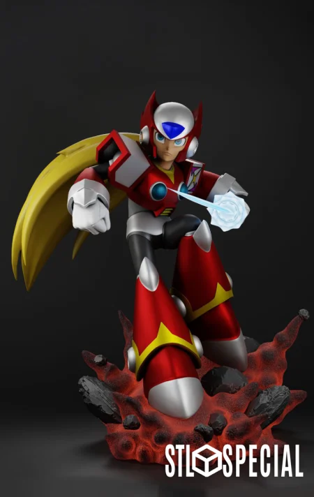 Zero Mega Man 3D Print STL Files
