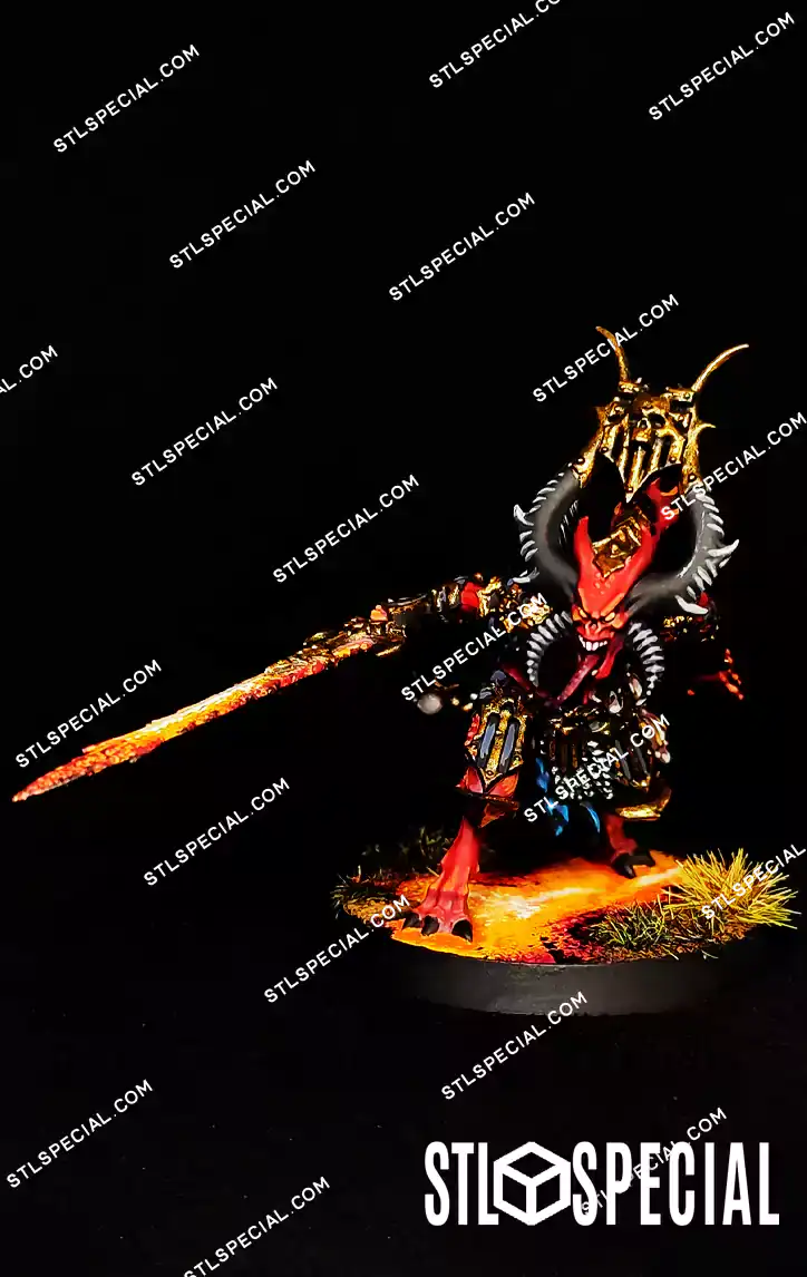 Bloodmaster, Herald of Khorne STL 3D Model - Image 2