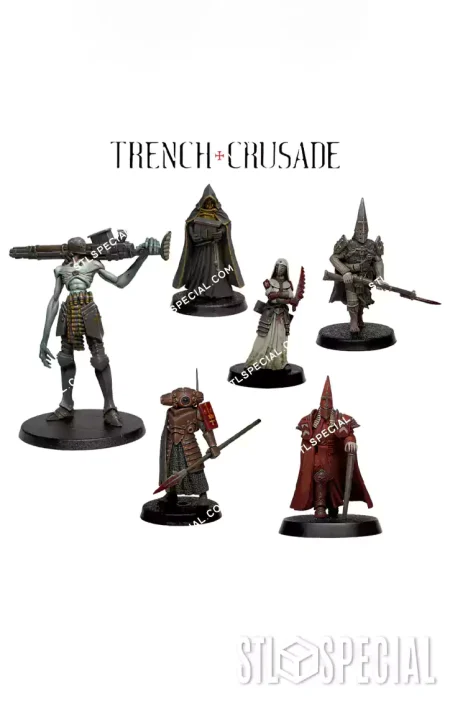 Trench Crusade Miniature Set STL Files