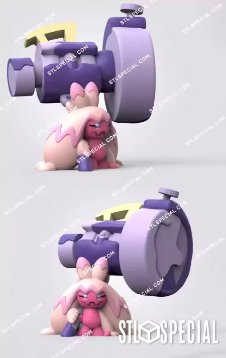 Tinkaton Pokémon STL 3MF Model