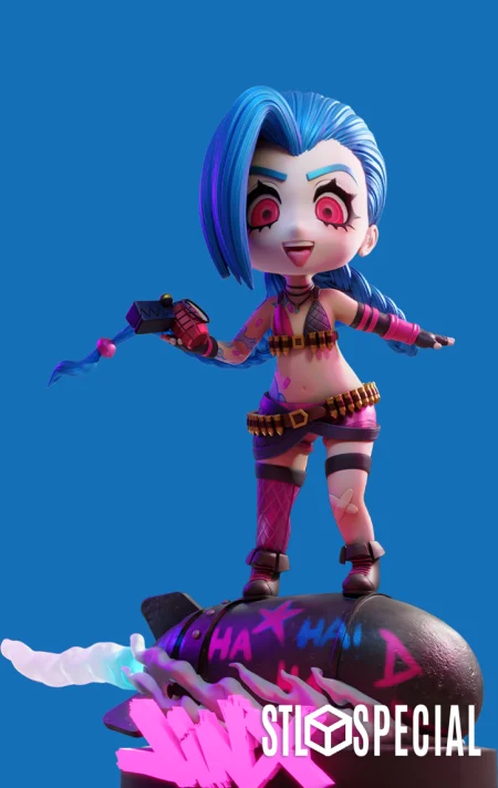 Jinx Chibi - STL