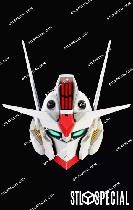 COD Gundam Helmet STL and 3MF Model