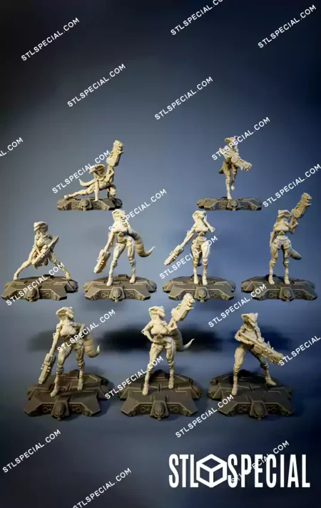 Ormsvet Sci-Fi Assault Unit STL 3D Model