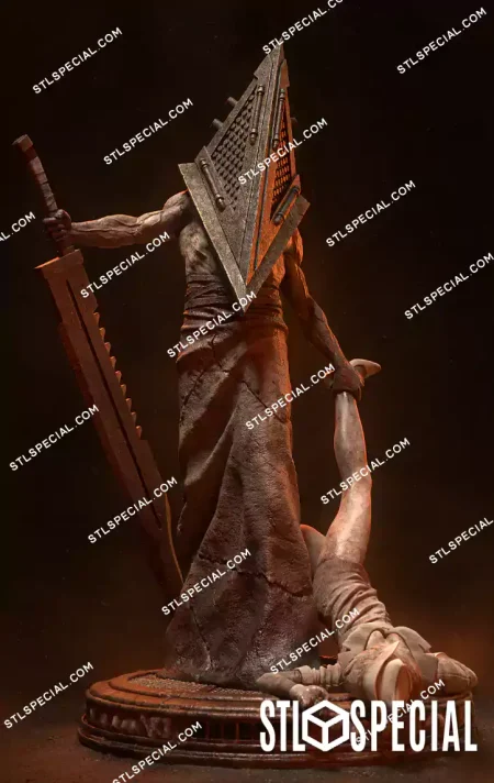 Pyramid Head Diorama STL 3D Model