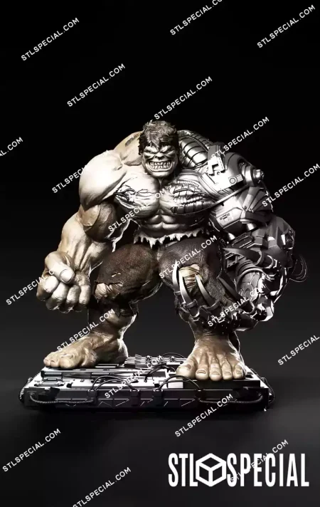 Cyborg Hulk Final STL 3D Printer Files