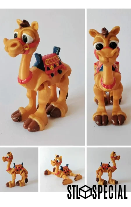 Camel Articulated Flexi Toy STL