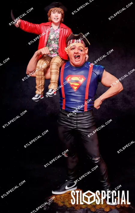 Chunk and Sloth The Goonies STL 3D Model