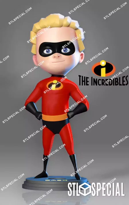 Dash Parr The Incredibles STL 3D Model