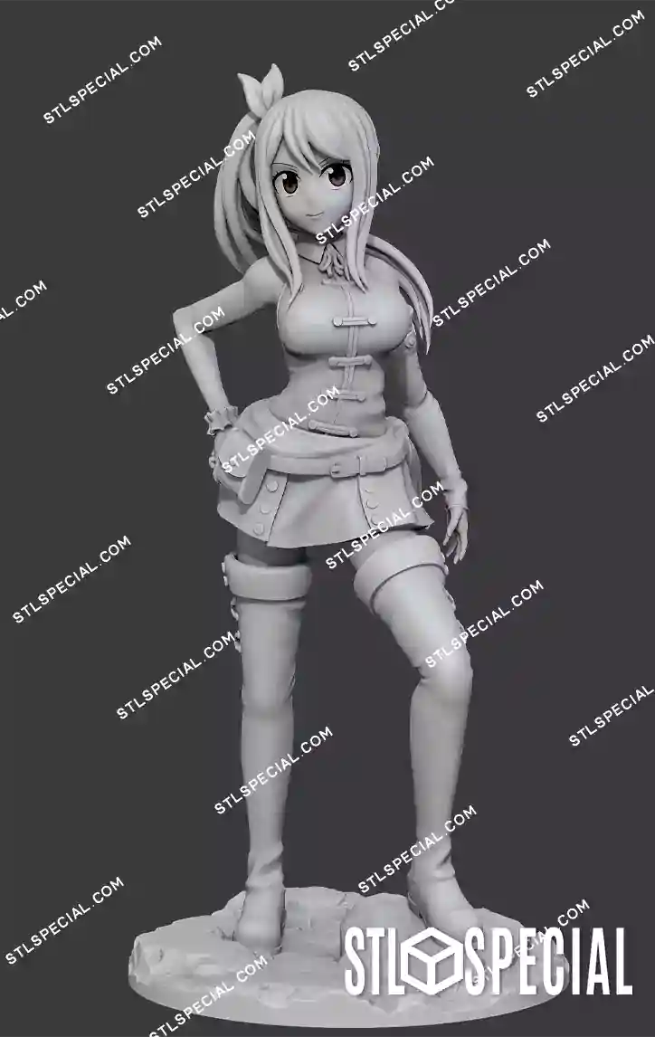 Lucy Heartfilia (Fairy Tail) 3D Print STL Files - Image 3
