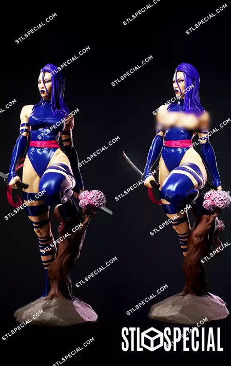 Psylocke STL 3D Model