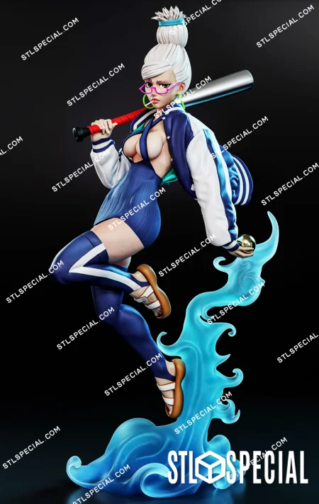 Seiko Ayase Baseball Bat STL 3D Model