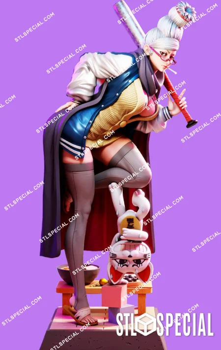 Seiko Ayase Baseball Bat NSFW STL 3D Model