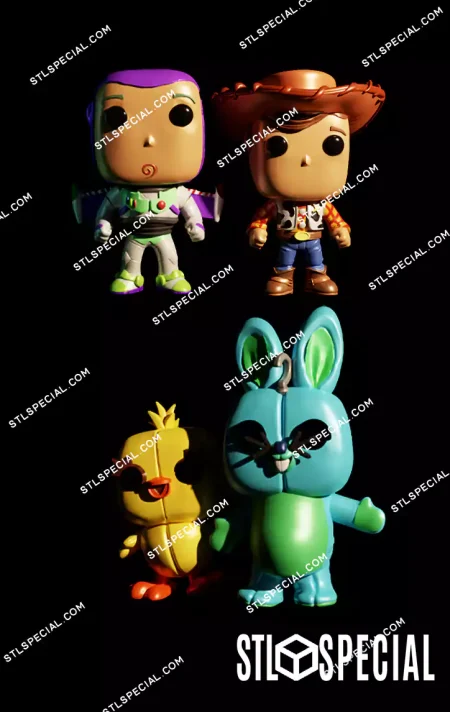 Toy Story Friends Funko STL 3D Model