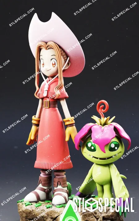 Mimi and Palmon STL 3D Model