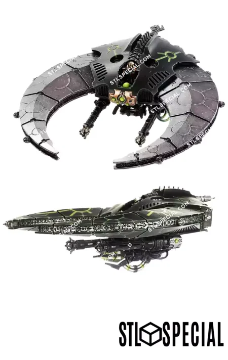 Necron Night Scythe STL 3D Model