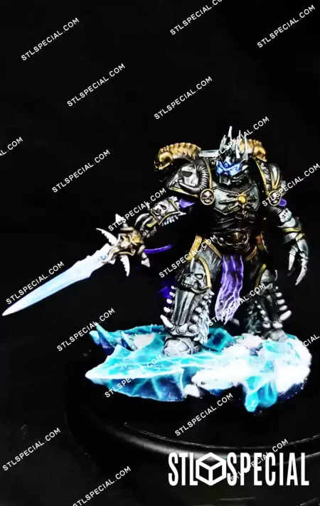 Lich Lord Undead Chaos Knight STL Model