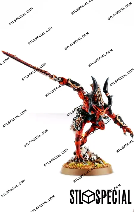 Bloodmaster, Herald of Khorne STL 3D Model