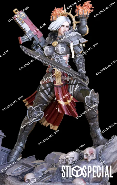 Sister of Battle Waifu STL 3D Model