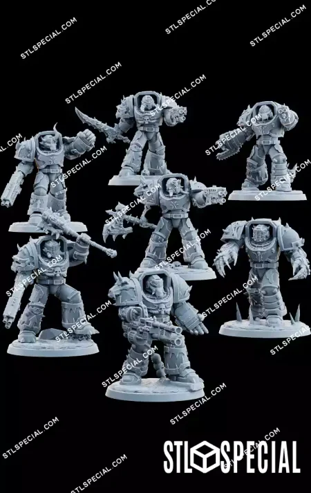 Heretic Exterminators STL 3D Model