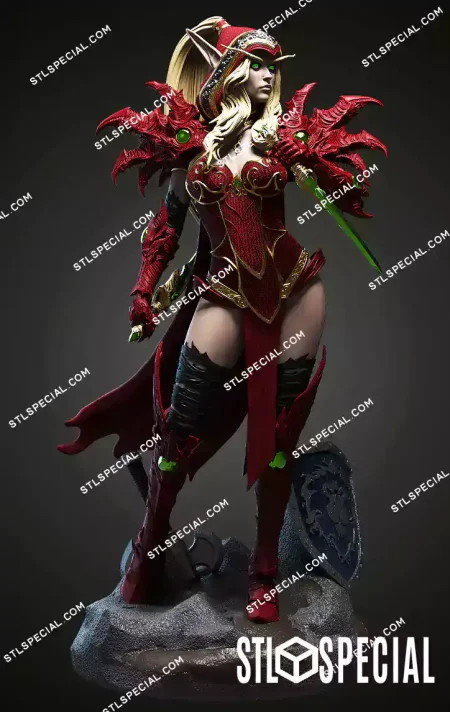 Valeera Sanguinar STL 3D Print Model