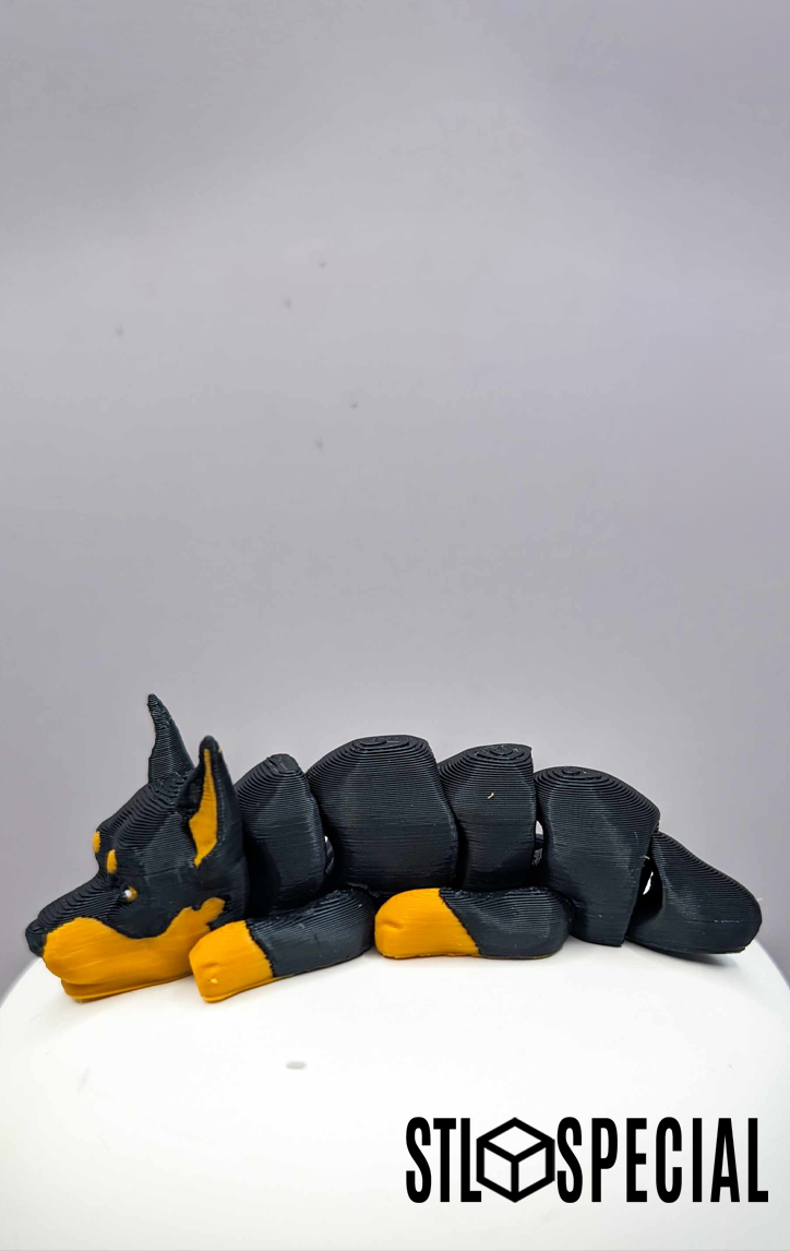 Dogs Articulated Flexi Toy Keychain Pack STL Special
