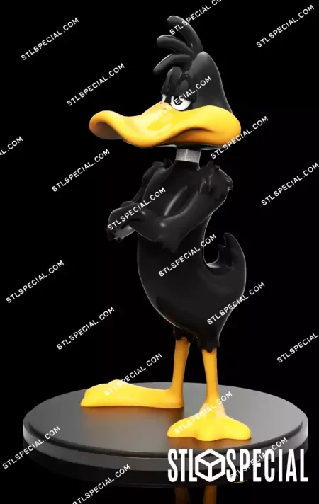 Daffy Duck 3D Model STL for 3D Printing