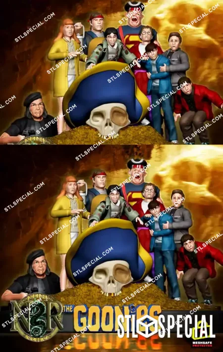 The Goonies Diorama STL 3D Printable