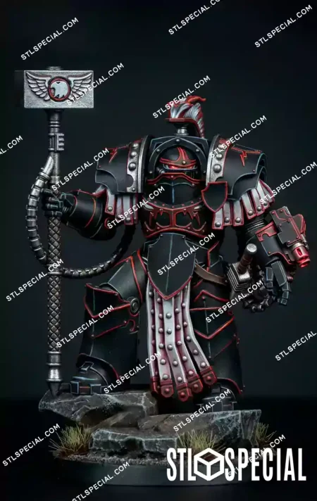 Chaos Space Marine Terminator Champion STL