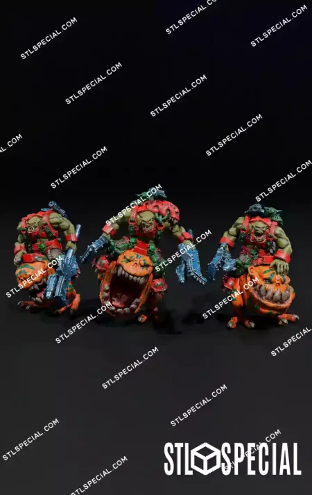Ork Squig Riders Brutal Mounted Boyz STL Set