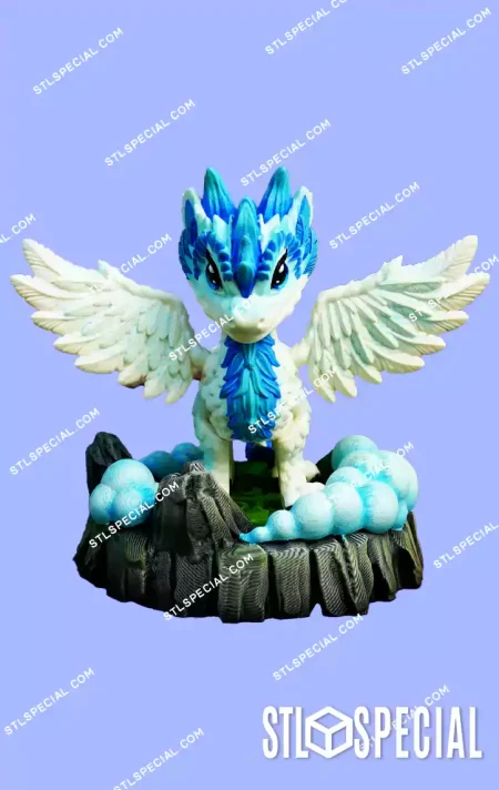 Flexi Air Dragon STL and 3MF Model