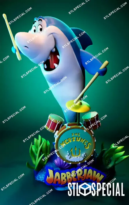 Jabberjaw STL 3D Model for 3D Printing