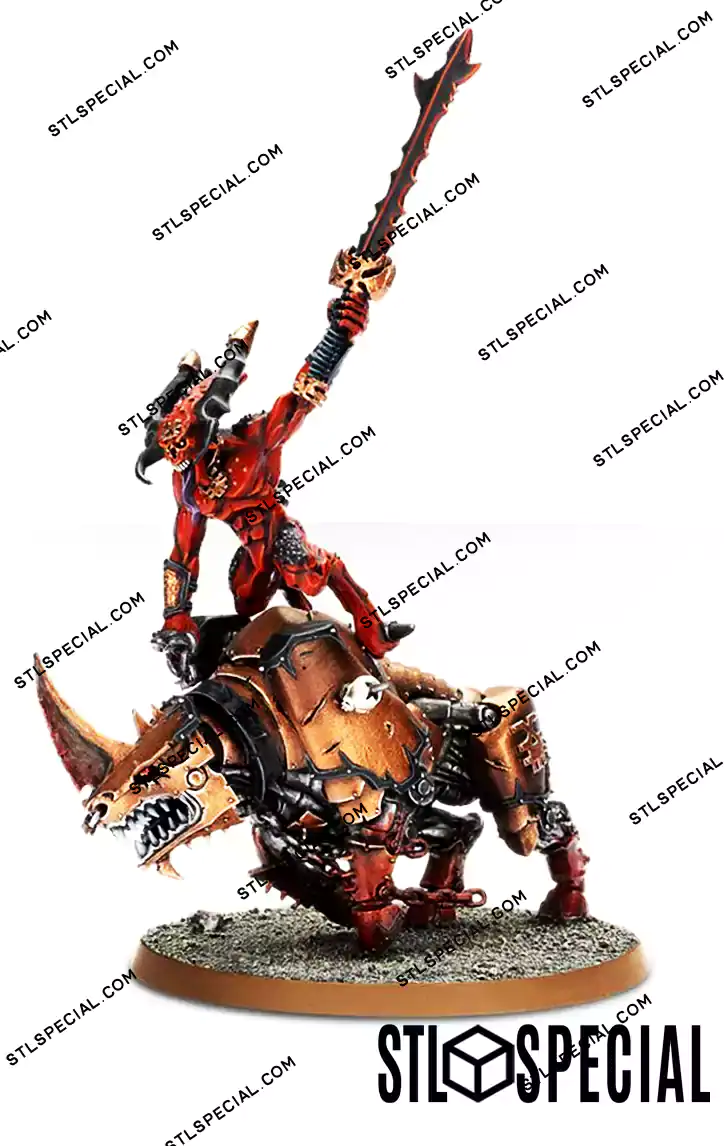 Bloodmaster, Herald of Khorne STL 3D Model - Image 4