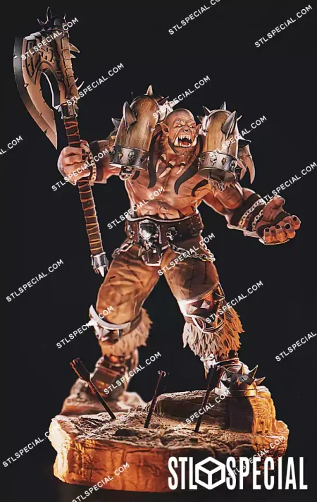 Garrosh Hellscream STL Files and 3D Model
