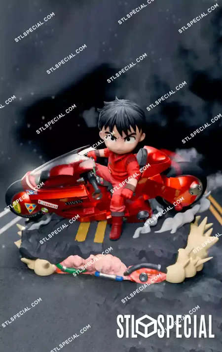 Kaneda Akira Chibi 3D Print STL Files