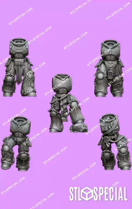 Bloodbound Battlegears Body STL Files