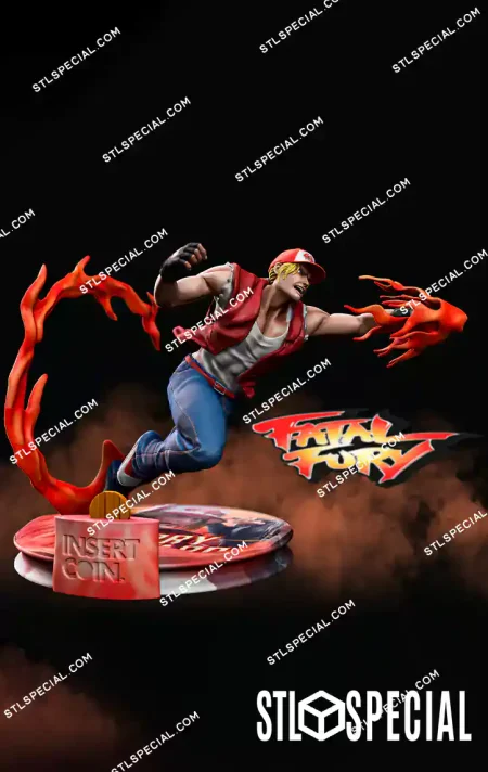 Terry Bogard Fatal Fury Fighting Legend STL Model