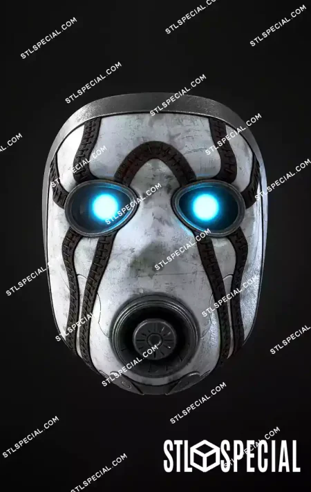 Borderlands 2 Psycho Mask Iconic Vault Psycho Helmet STL