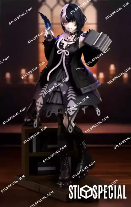 Shiori Novella Hololive EN Anime Figure STL