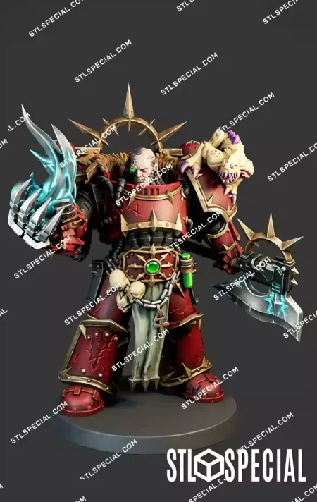 Red Lord of Chaos Huron Blackheart STL