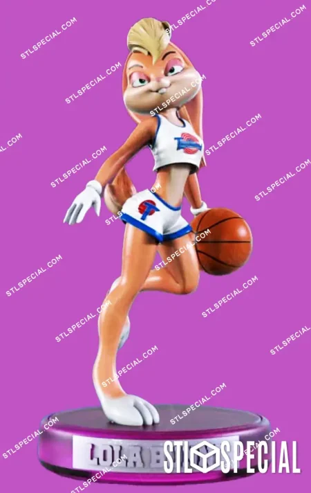 Lola Bunny Basketball version STL Model