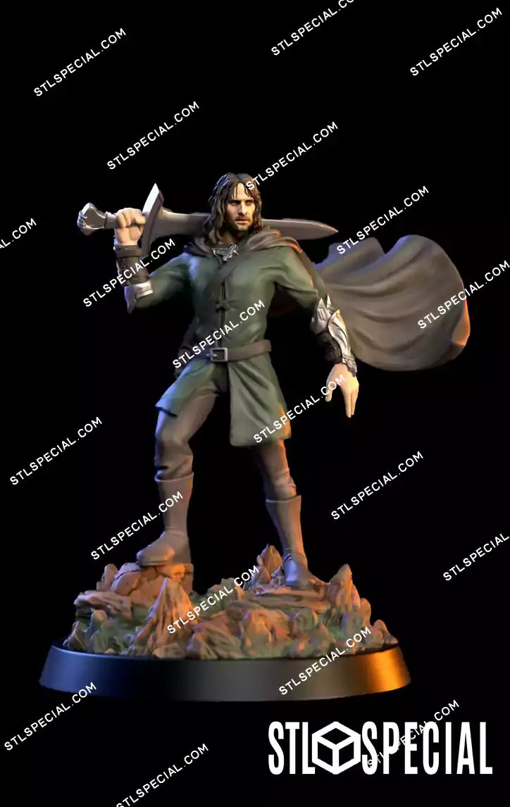 Middle earth Legends Miniature STL 3D Model - Image 2
