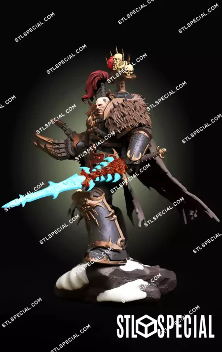 Abaddon the Despoiler STL Chaos Warmaster