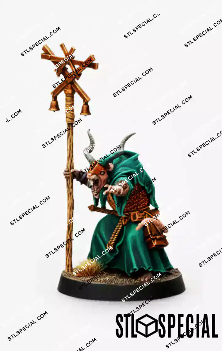 Skaven Grey Seers Ritual Council STL Miniature Set - Image 4